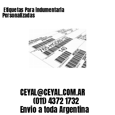 Etiquetas Para indumentaria  Personalizadas
