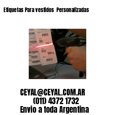 Etiquetas Para vestidos  Personalizadas