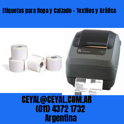 Etiquetas para Ropa y Calzado – Textiles y Gráfica