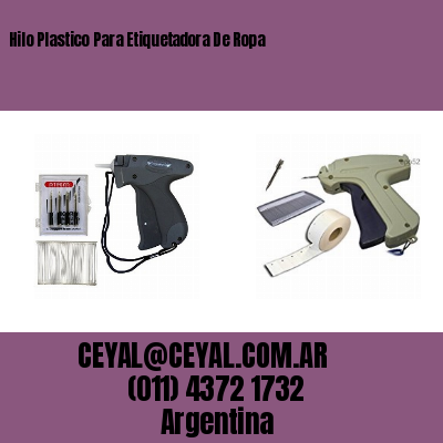 Hilo Plastico Para Etiquetadora De Ropa