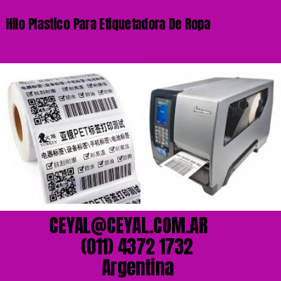 Hilo Plastico Para Etiquetadora De Ropa