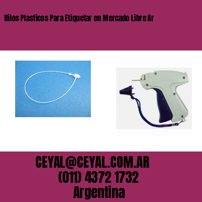 Hilos Plasticos Para Etiquetar en Mercado Libre Ar