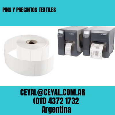 PINS Y PRECINTOS TEXTILES