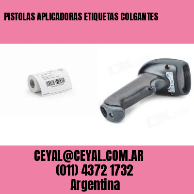 PISTOLAS APLICADORAS ETIQUETAS COLGANTES