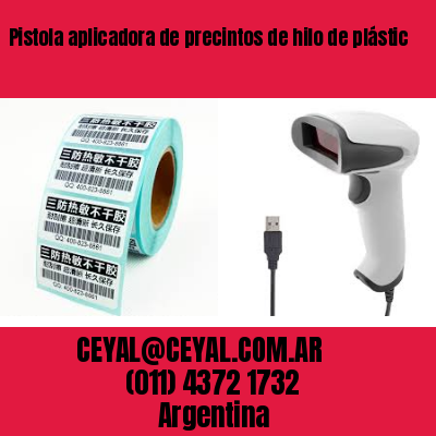 Pistola aplicadora de precintos de hilo de plástic