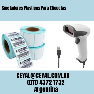 Sujetadores Plasticos Para Etiquetas