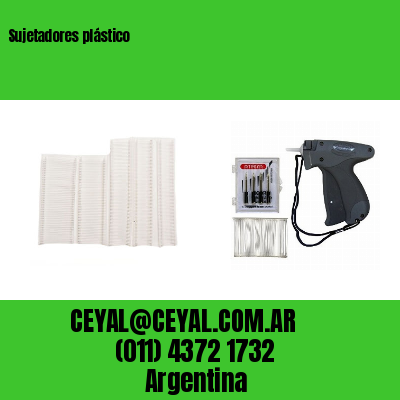 Sujetadores plástico