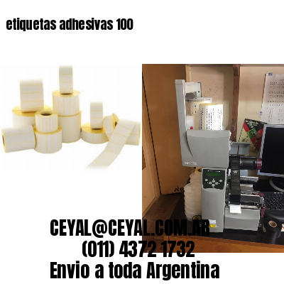 etiquetas adhesivas 100