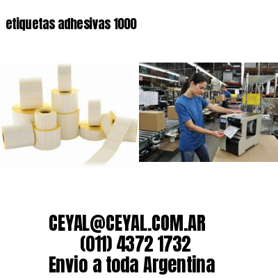 etiquetas adhesivas 1000