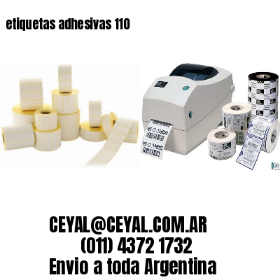etiquetas adhesivas 110