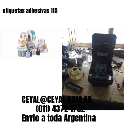 etiquetas adhesivas 115