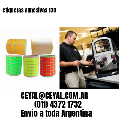 etiquetas adhesivas 130