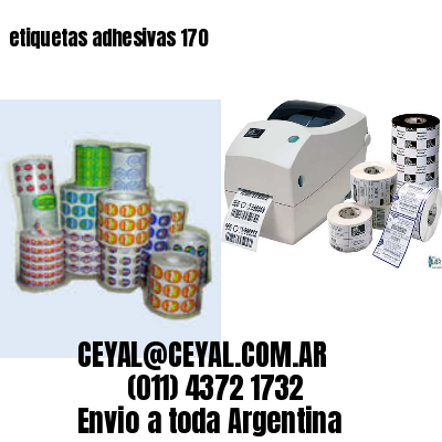 etiquetas adhesivas 170