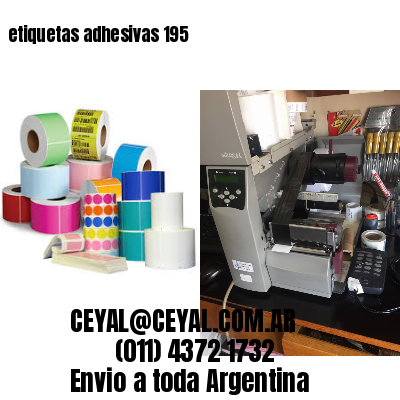 etiquetas adhesivas 195