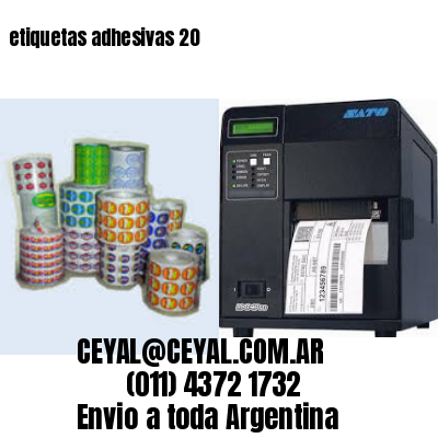etiquetas adhesivas 20
