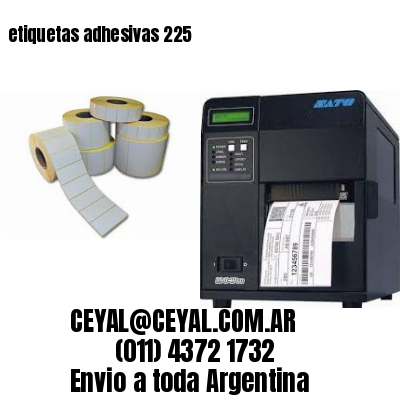 etiquetas adhesivas 225