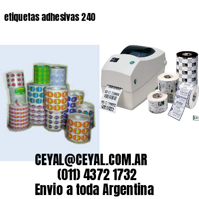 etiquetas adhesivas 240