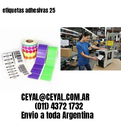 etiquetas adhesivas 25