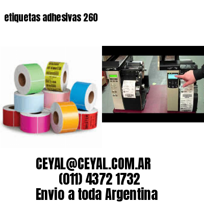 etiquetas adhesivas 260