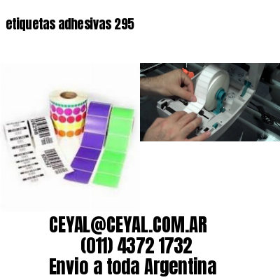 etiquetas adhesivas 295