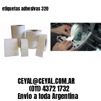 etiquetas adhesivas 320