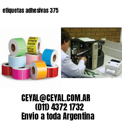 etiquetas adhesivas 375