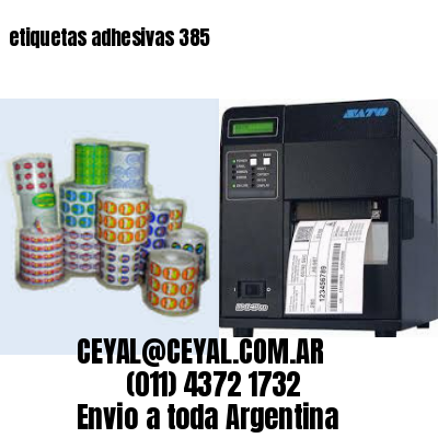 etiquetas adhesivas 385