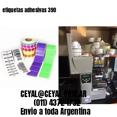 etiquetas adhesivas 390
