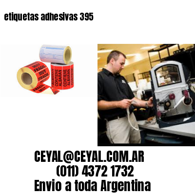 etiquetas adhesivas 395