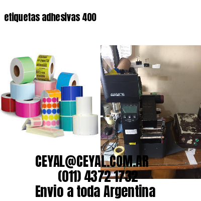 etiquetas adhesivas 400