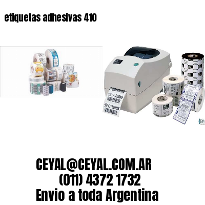 etiquetas adhesivas 410