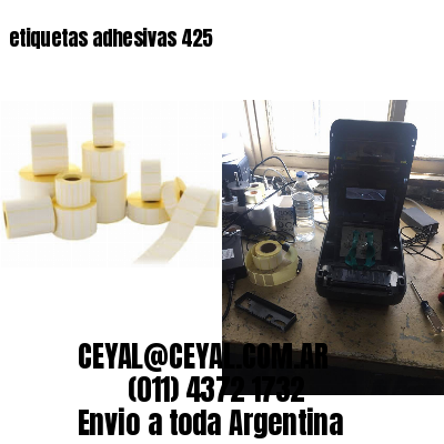 etiquetas adhesivas 425