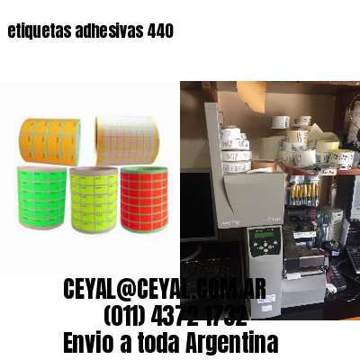 etiquetas adhesivas 440