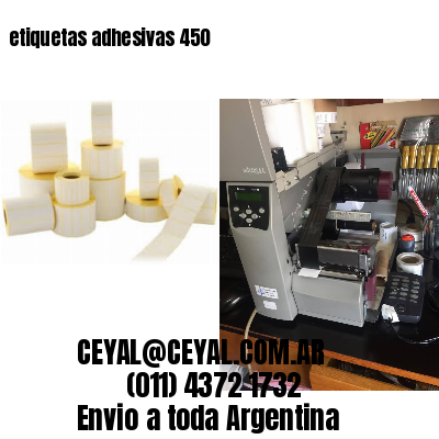 etiquetas adhesivas 450