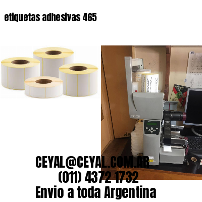 etiquetas adhesivas 465
