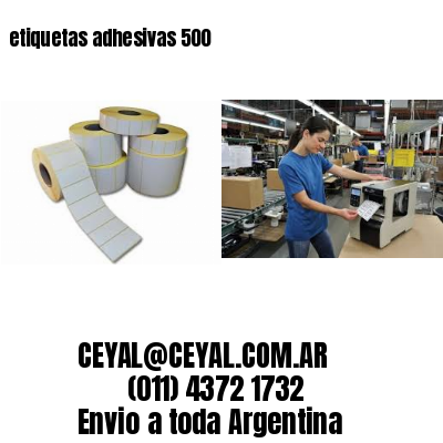 etiquetas adhesivas 500