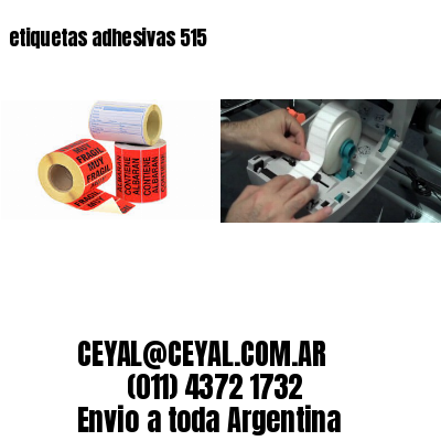 etiquetas adhesivas 515