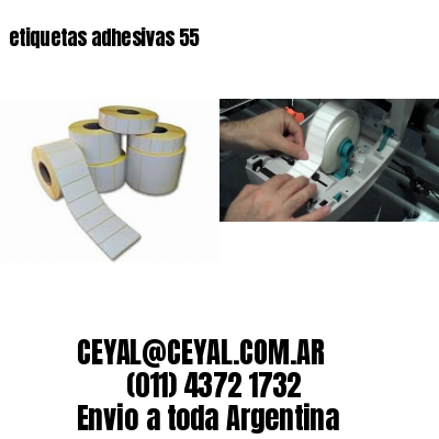 etiquetas adhesivas 55