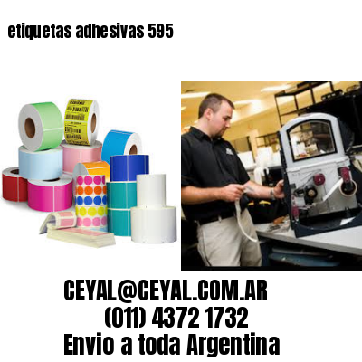 etiquetas adhesivas 595