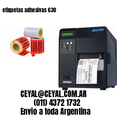 etiquetas adhesivas 630
