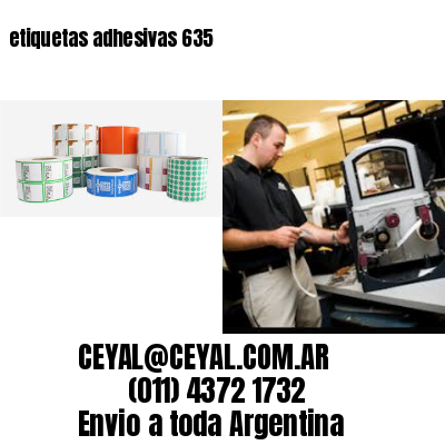 etiquetas adhesivas 635