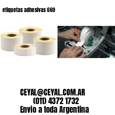etiquetas adhesivas 660
