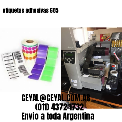 etiquetas adhesivas 685