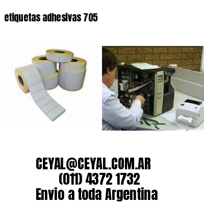etiquetas adhesivas 705