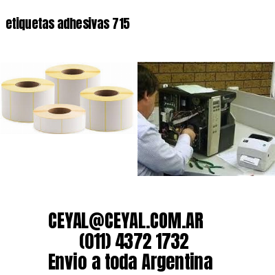etiquetas adhesivas 715