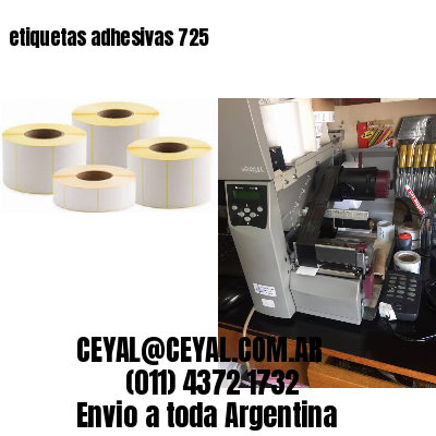 etiquetas adhesivas 725