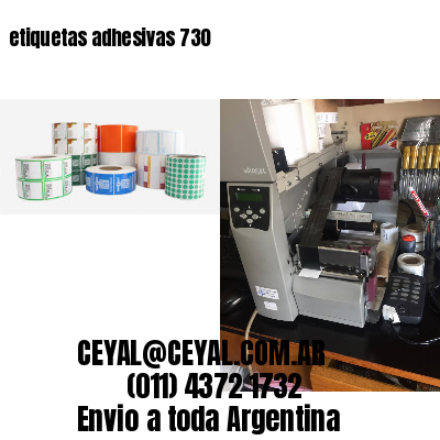 etiquetas adhesivas 730