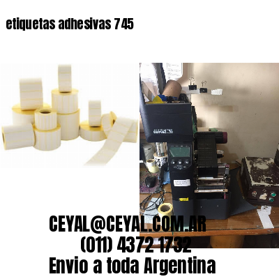 etiquetas adhesivas 745