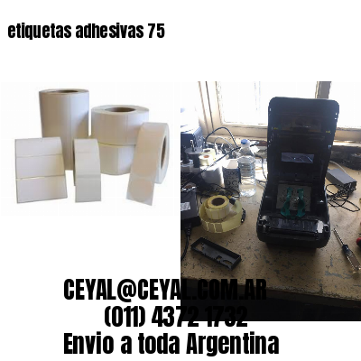 etiquetas adhesivas 75