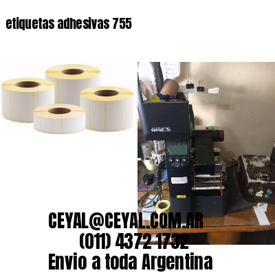 etiquetas adhesivas 755